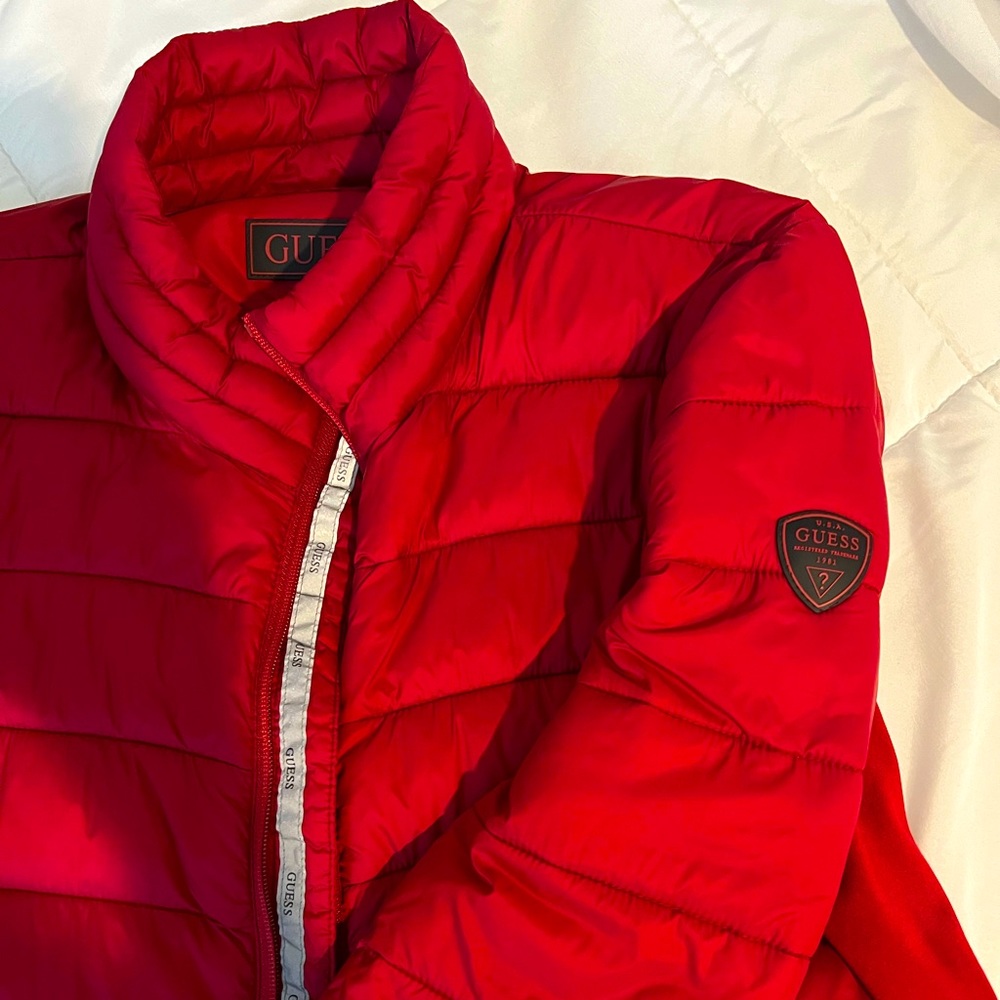 Men’s Puffer jacket / bomber (Maroon)